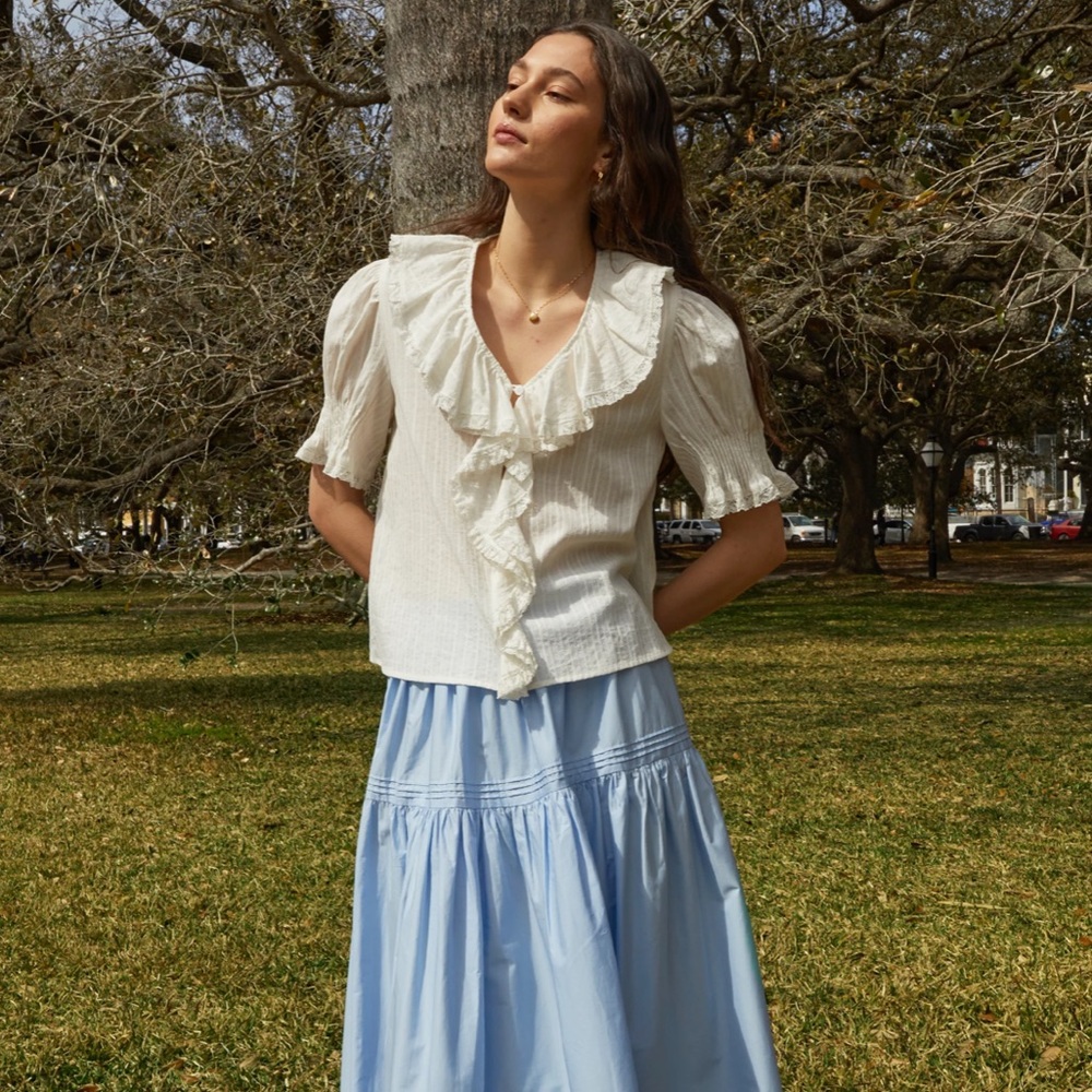 Sora Top Blouse Doen Inspired NWOT